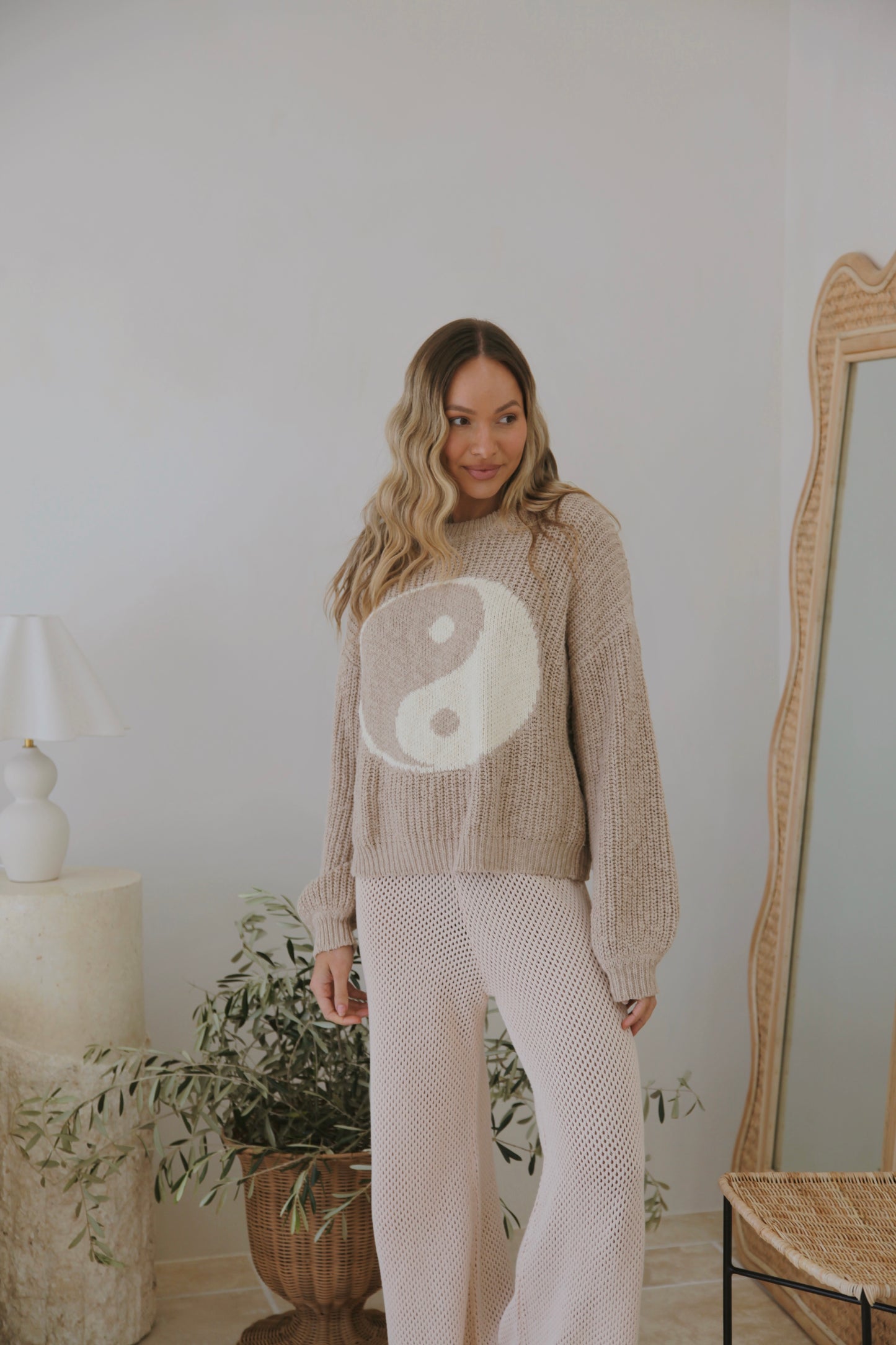 Womens Chunky Knit Jumper | Yin Yang