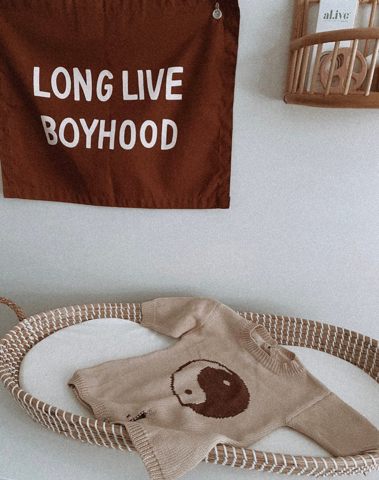 Yin Yang Romper | Oat