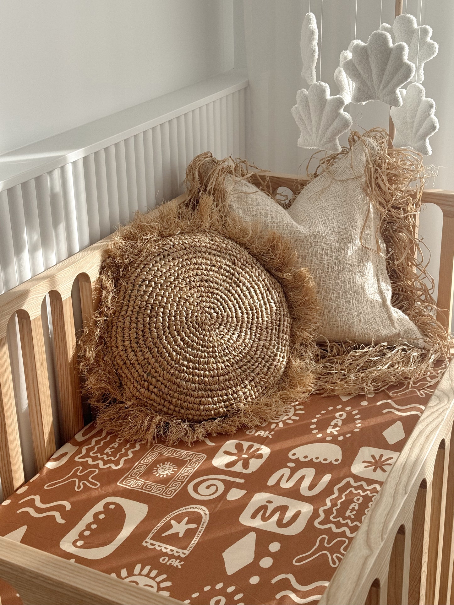 Cot Sheet | Oasis (Tobacco Brown)