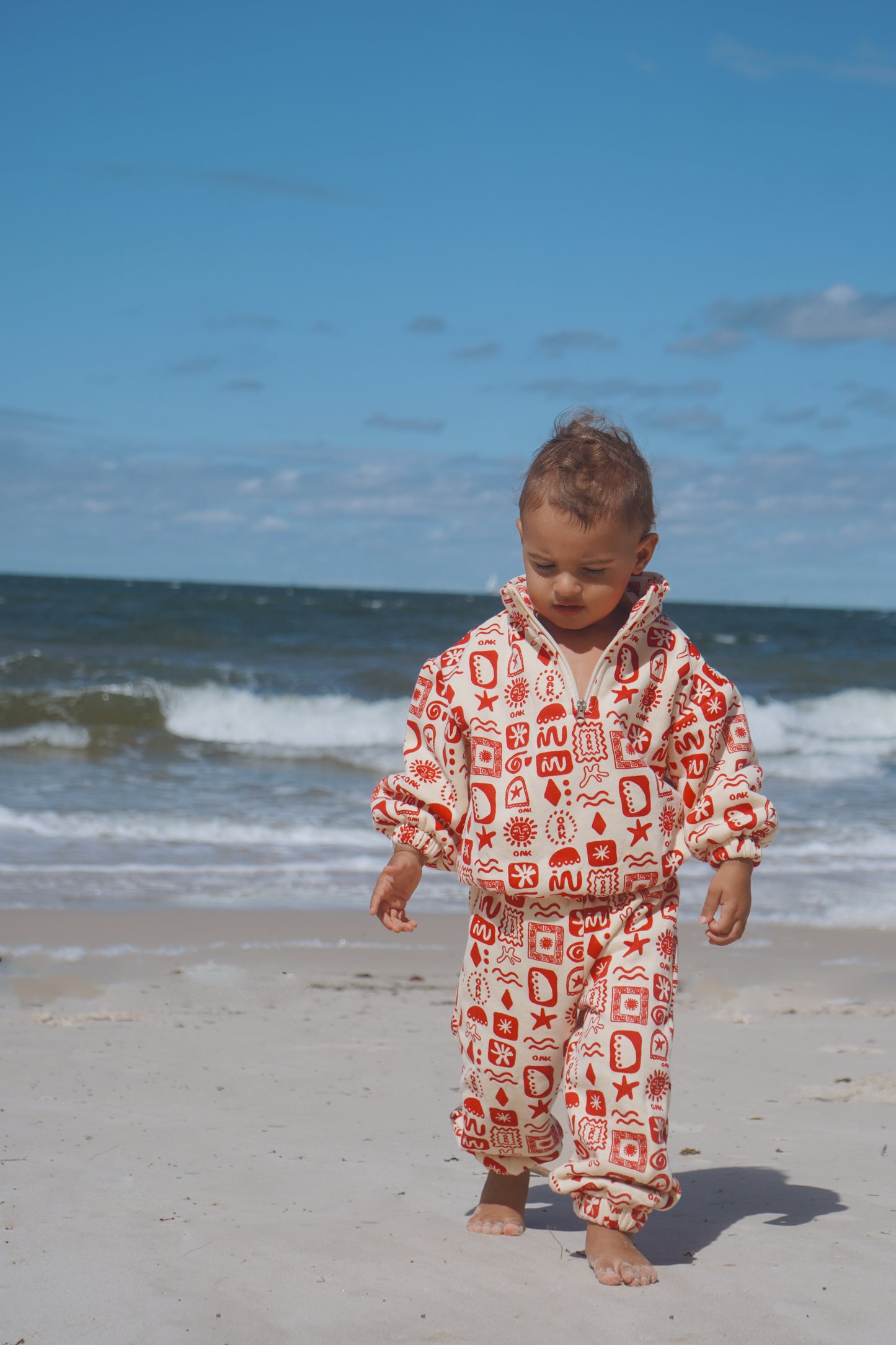 Oasis Fleece Jumper | Cherry Red