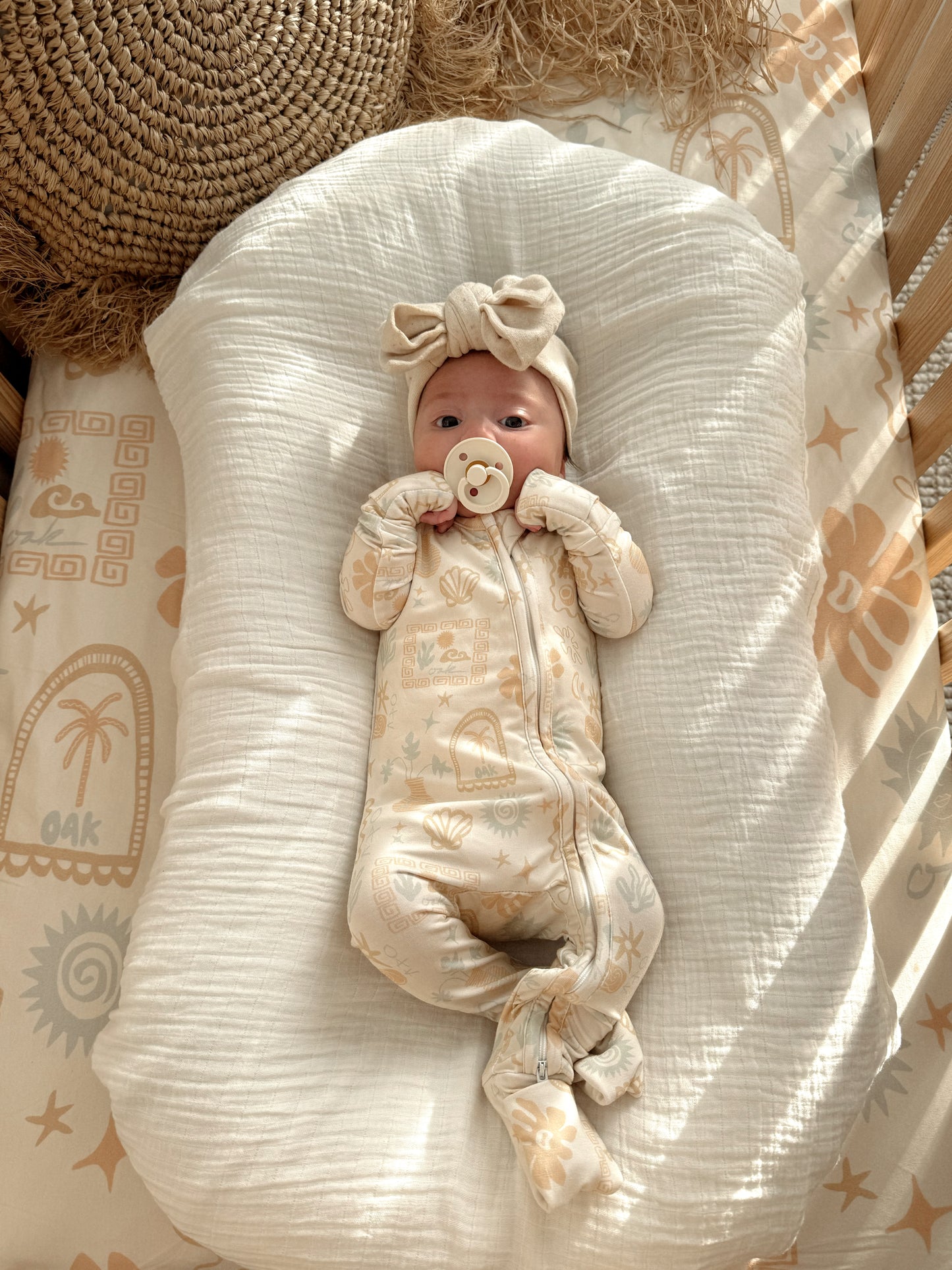 Wanderer Bamboo Zippy Onesie | Pastel