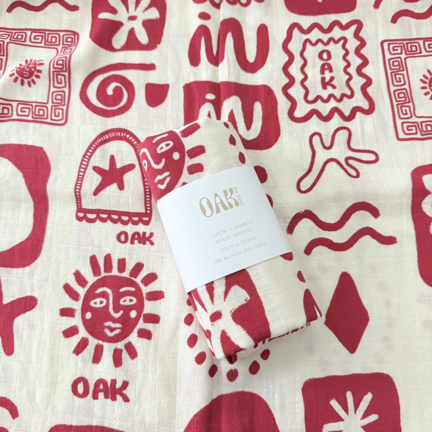 Oasis Wrap | Cherry Red