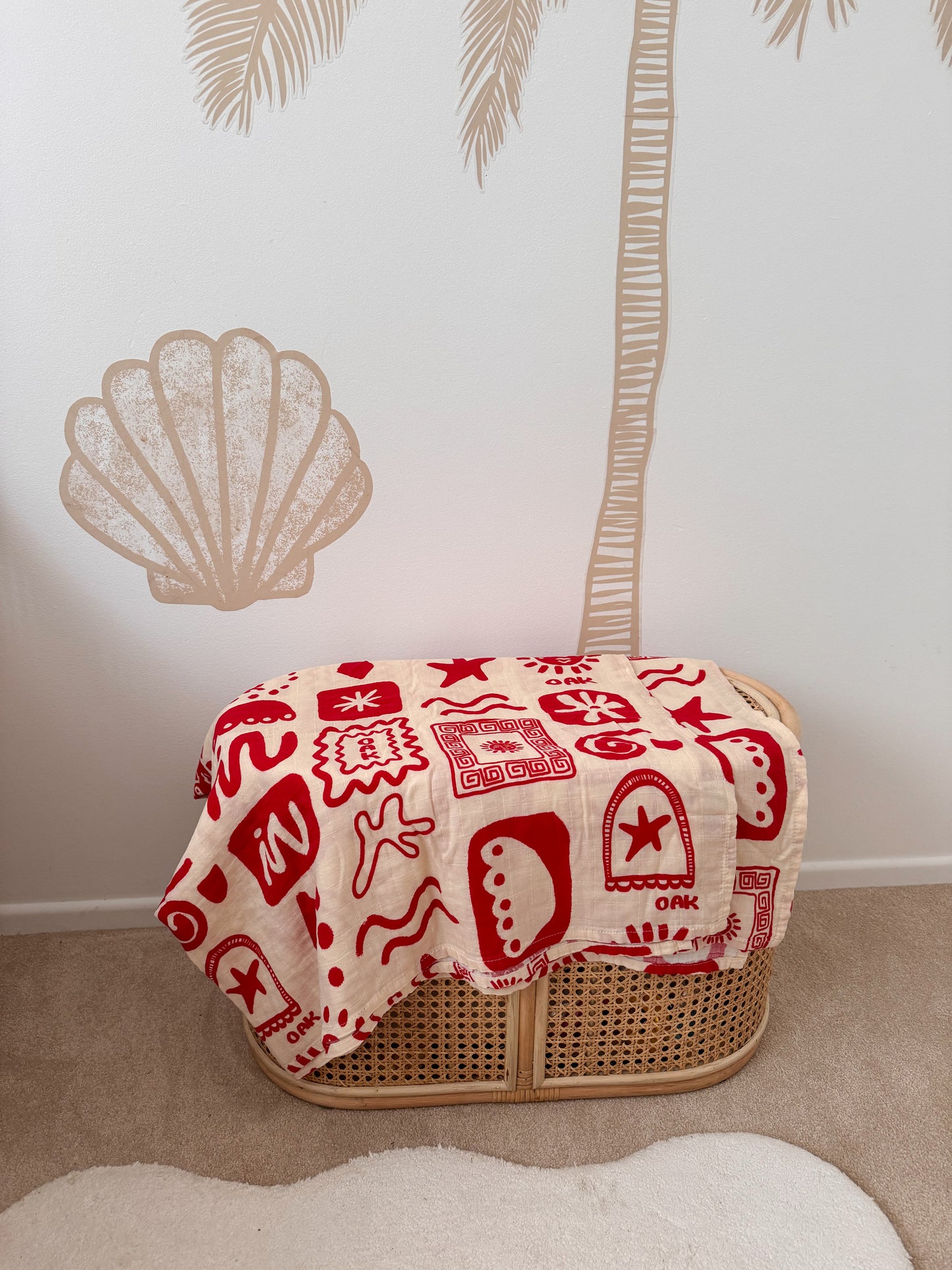 Oasis Wrap | Cherry Red