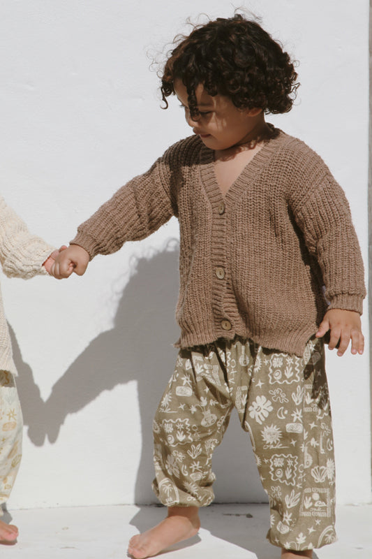 Hemp Harem Pant | Tobacco Brown