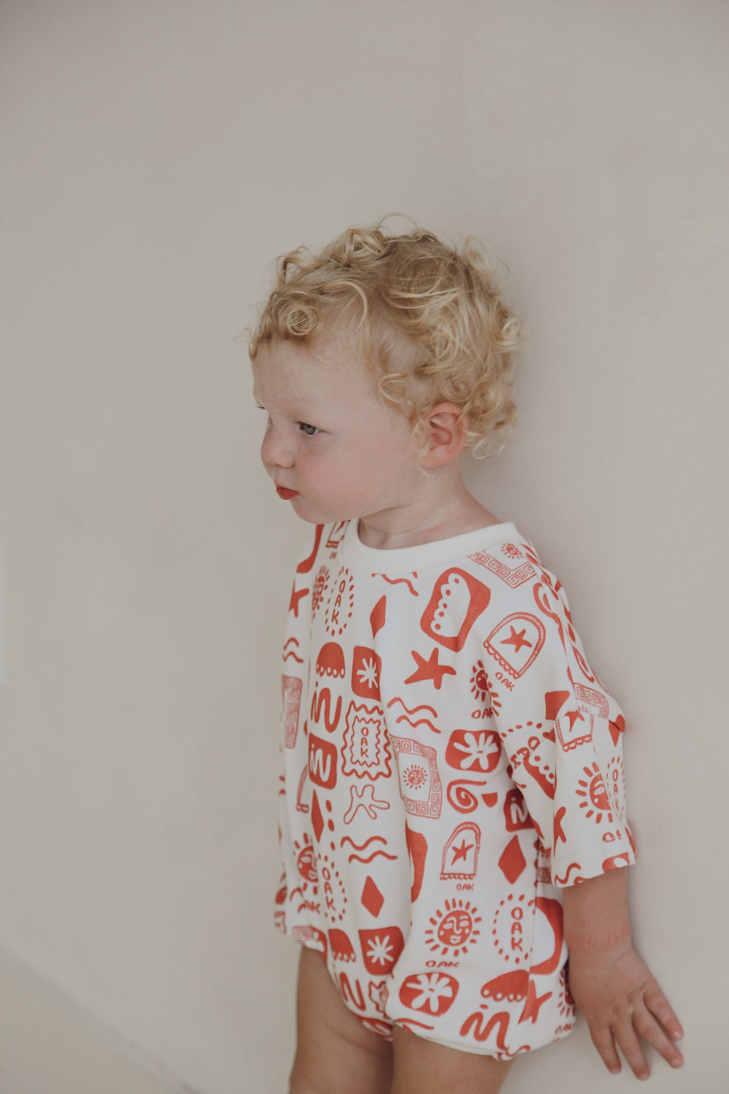 Oasis Romper | Cherry Red