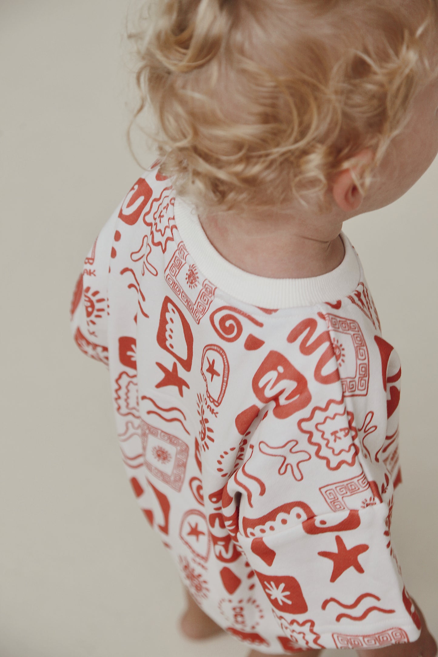 Oasis Romper | Cherry Red