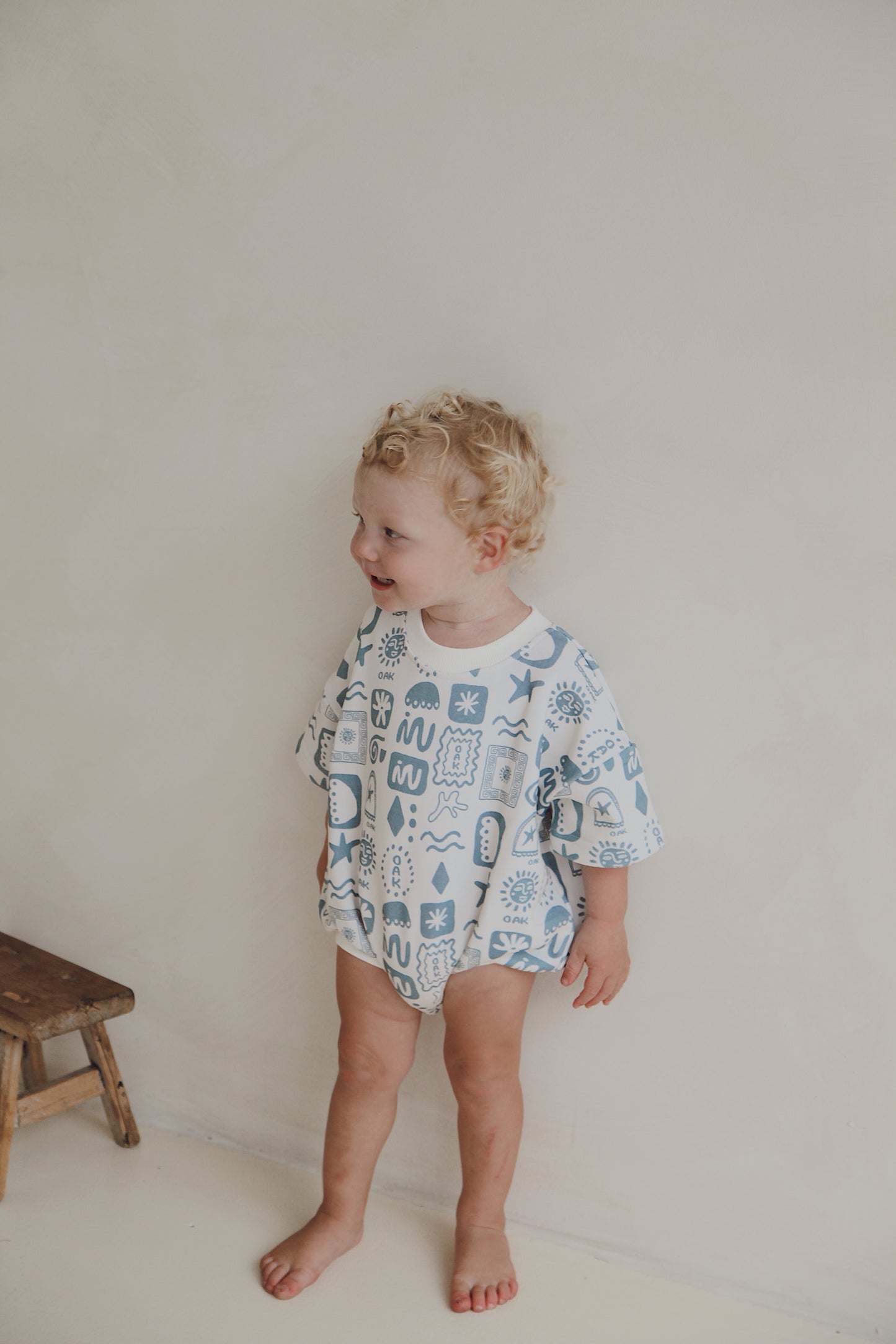 Oasis Romper | Sky Blue