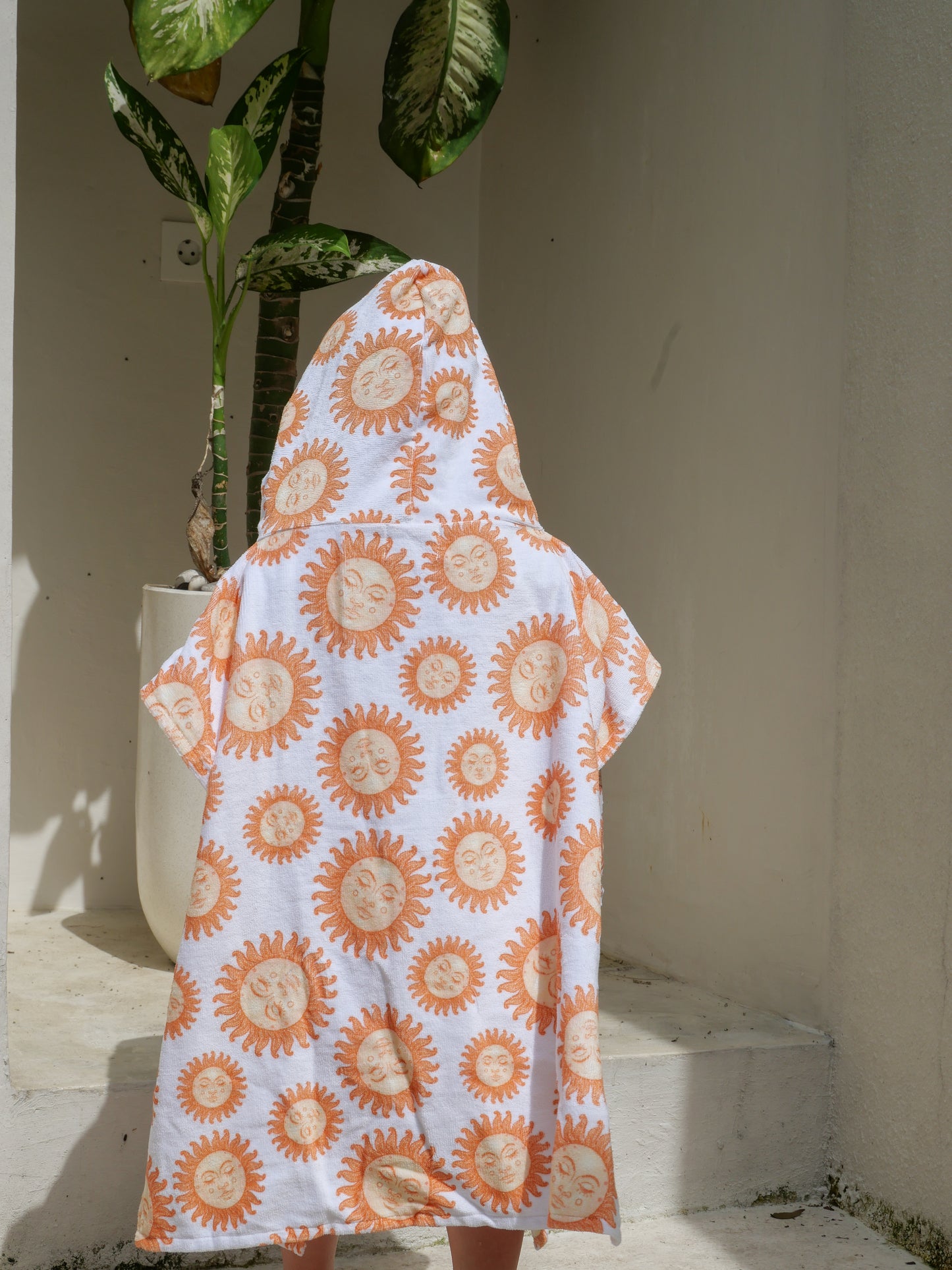 Sol Hooded Towel | Tangerine