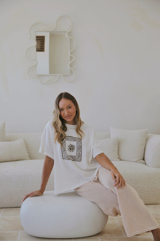 Womens Oversized Hemp Tee | Solmaze