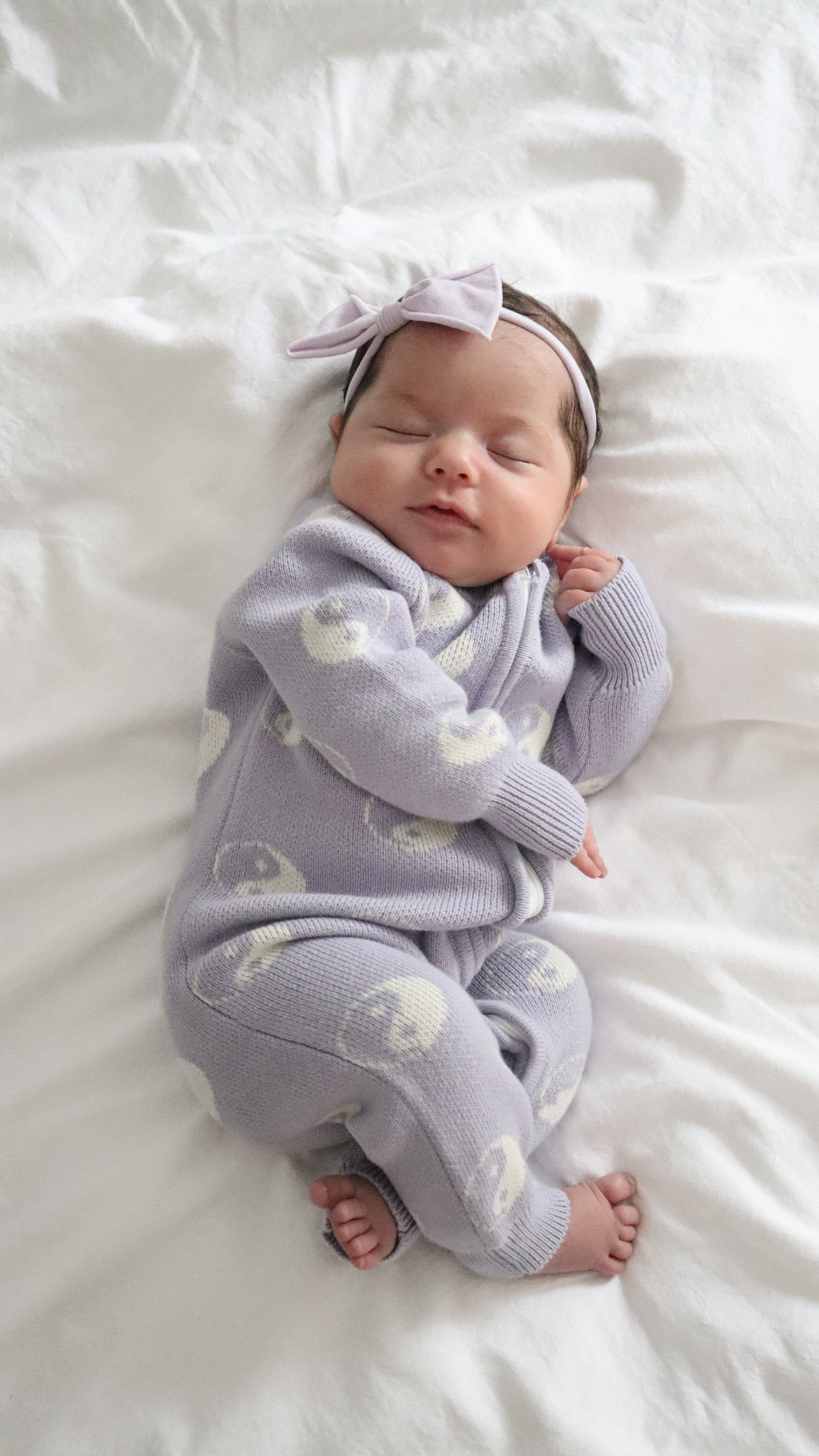 Yin Yang Romper | Lilac
