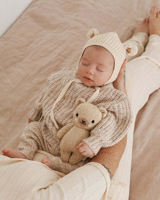 Chunky Knit Jumper | Oatmeal Fleck