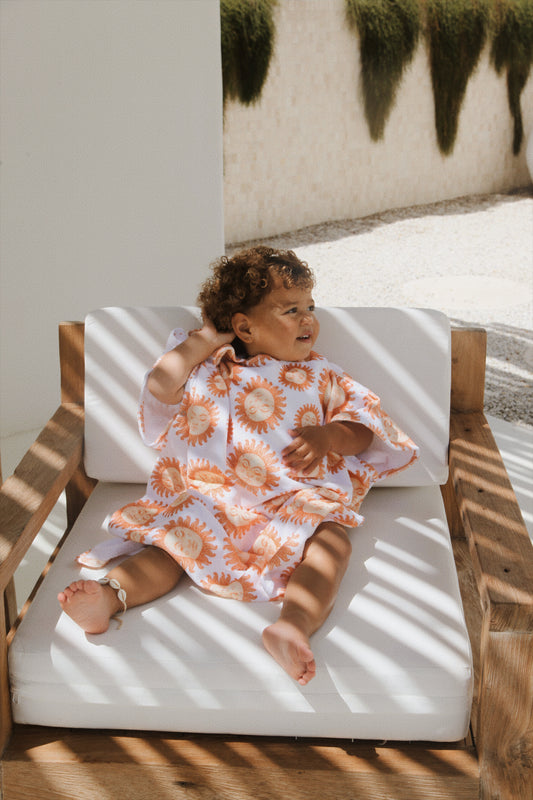 Sol Hooded Towel | Tangerine