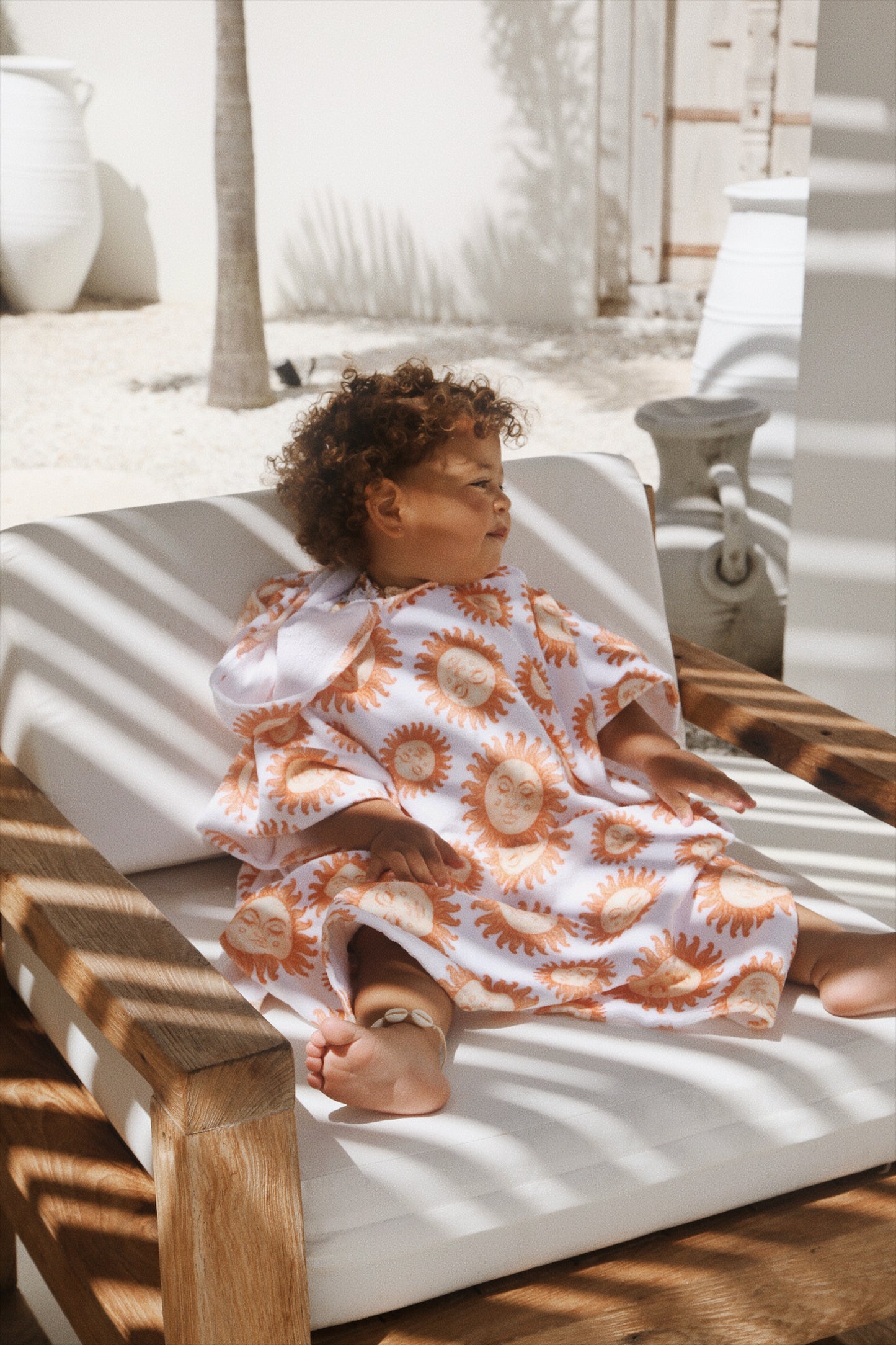 Sol Hooded Towel | Tangerine