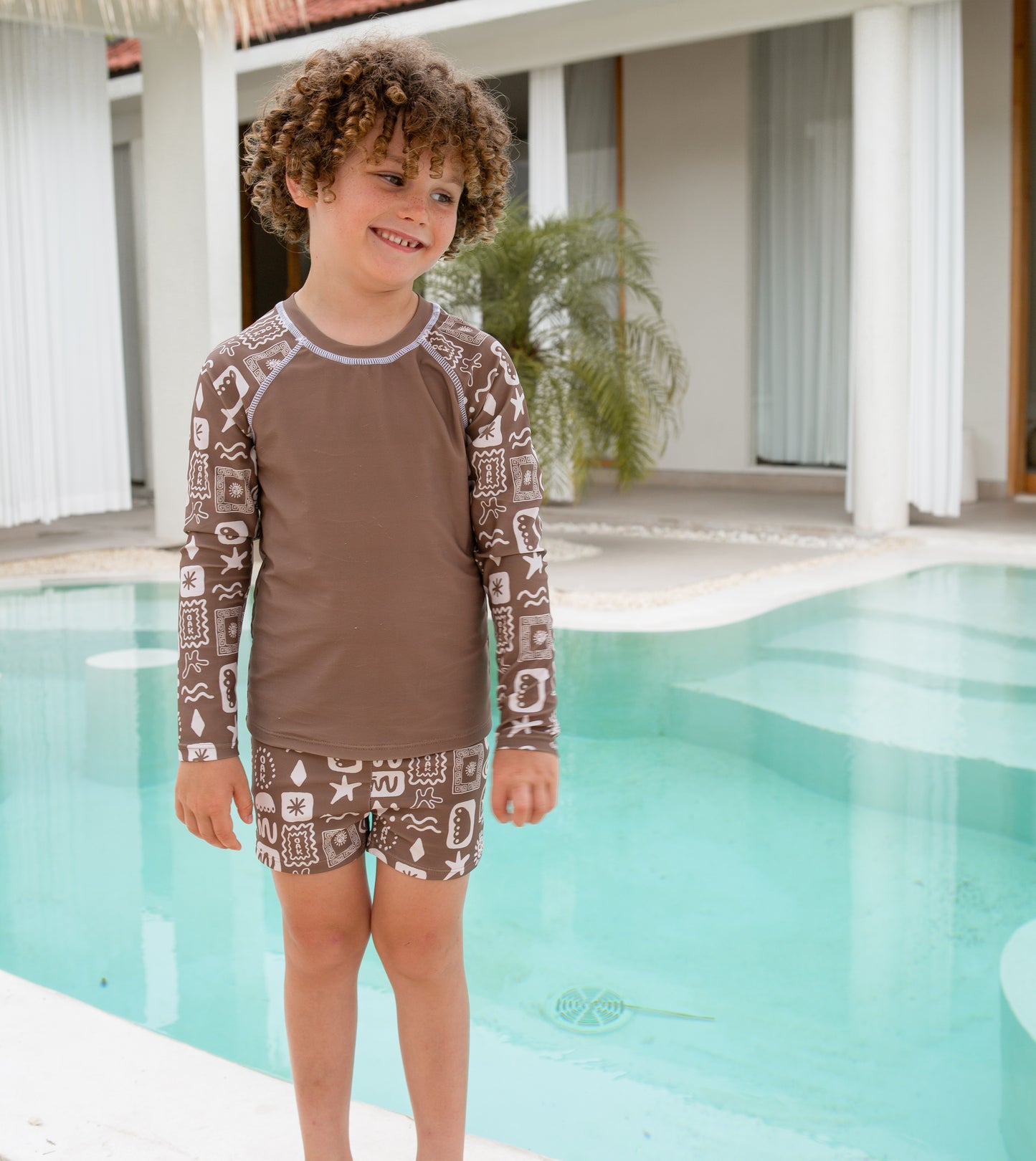 Oasis Swim Set | Tobacco Brown
