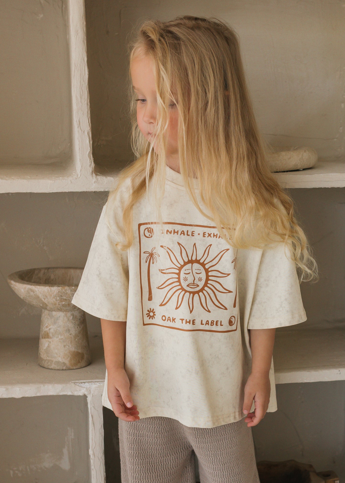 Inhale Exhale Palm Tee