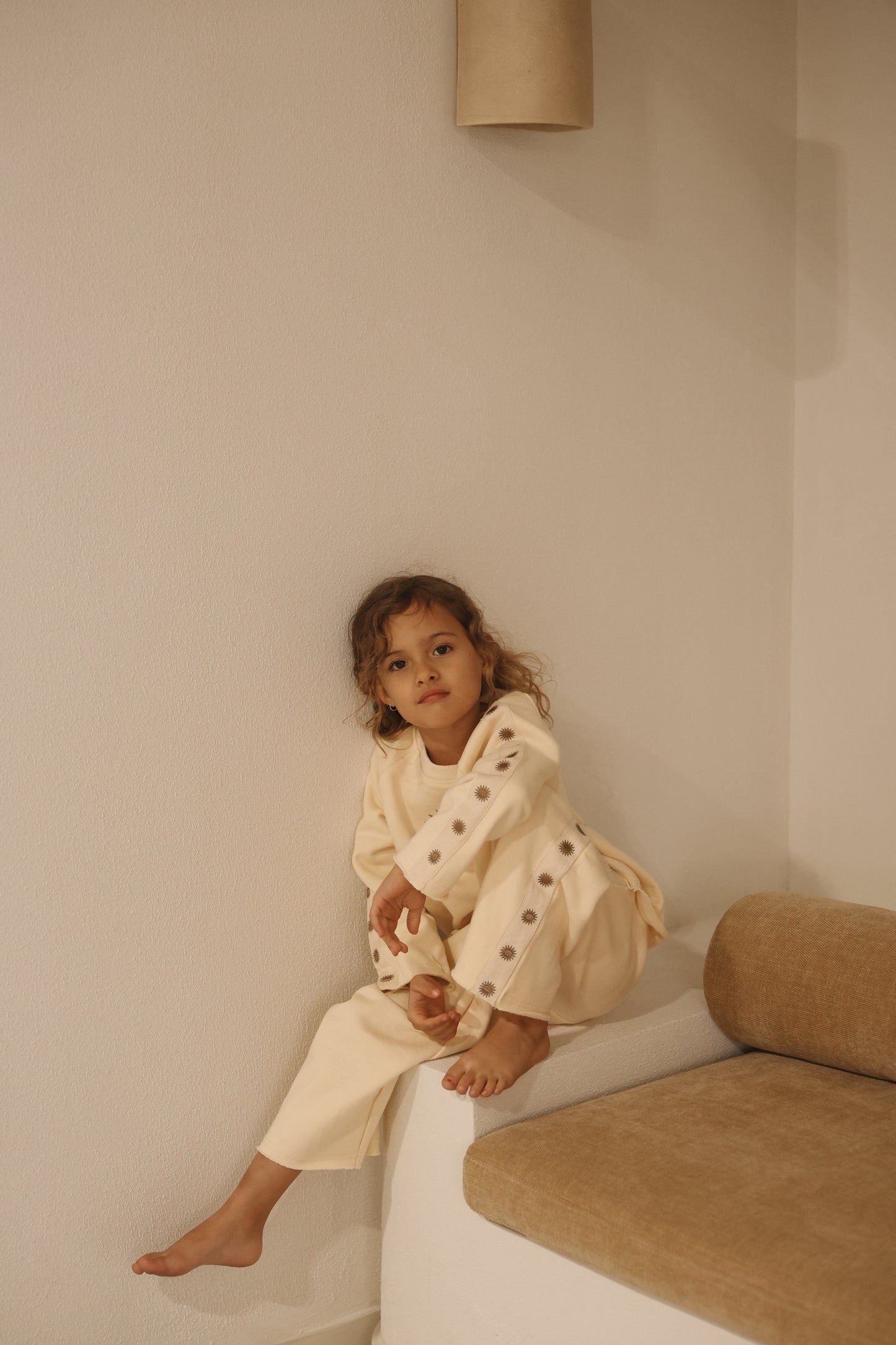 French Terry Pant | Cream