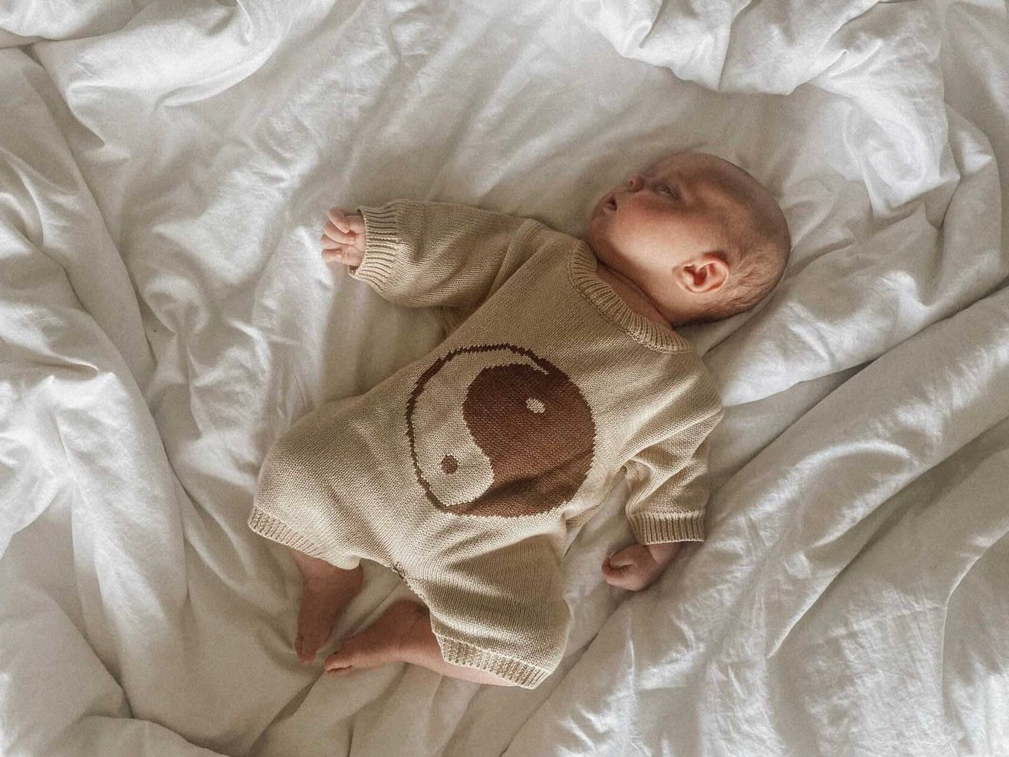 Yin Yang Romper | Oat