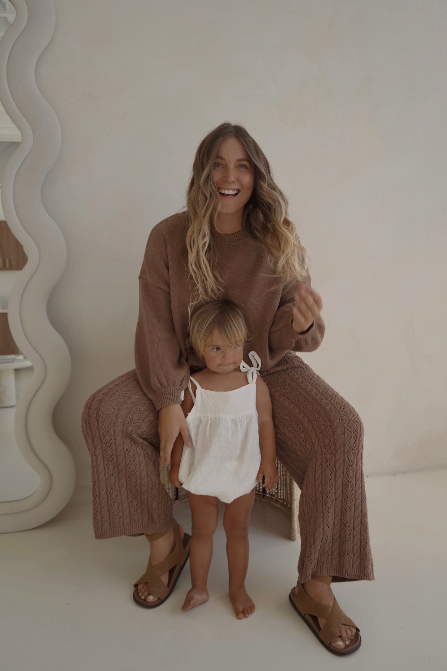 Cable Knit Pant | Cedar