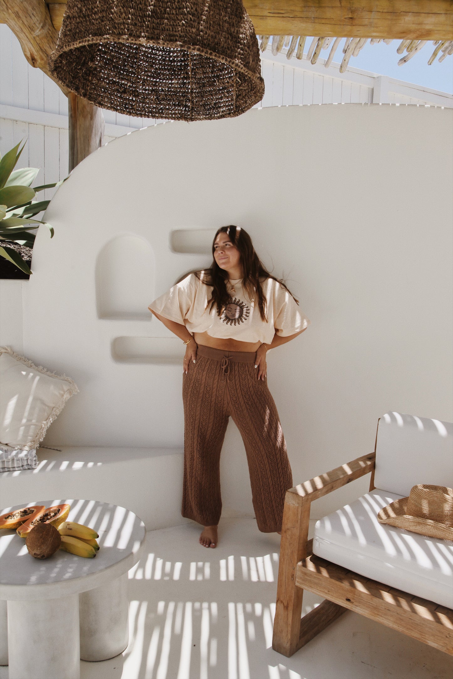 Womens Oversized Hemp Tee | Sol