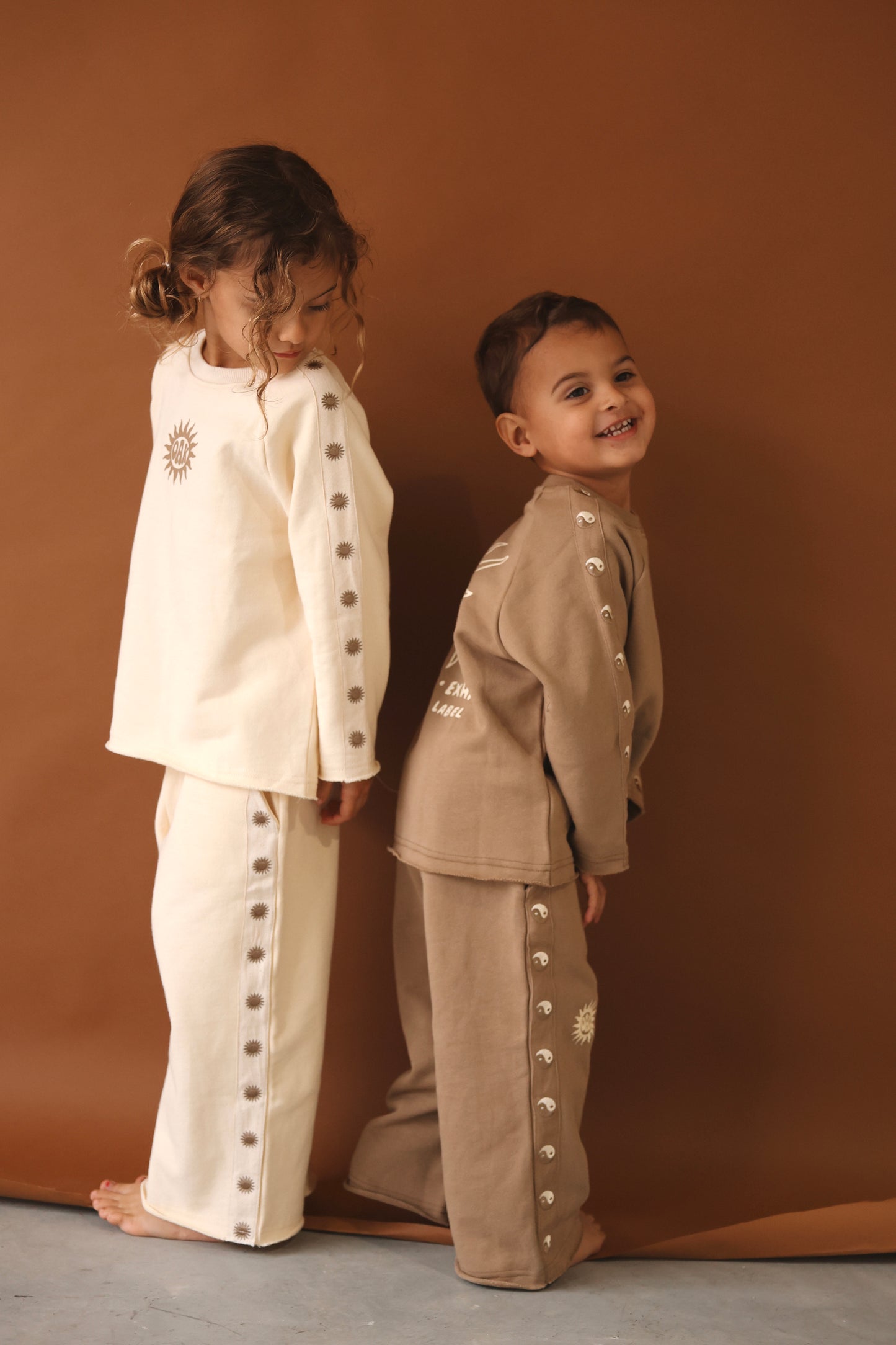 French Terry Pant | Cream