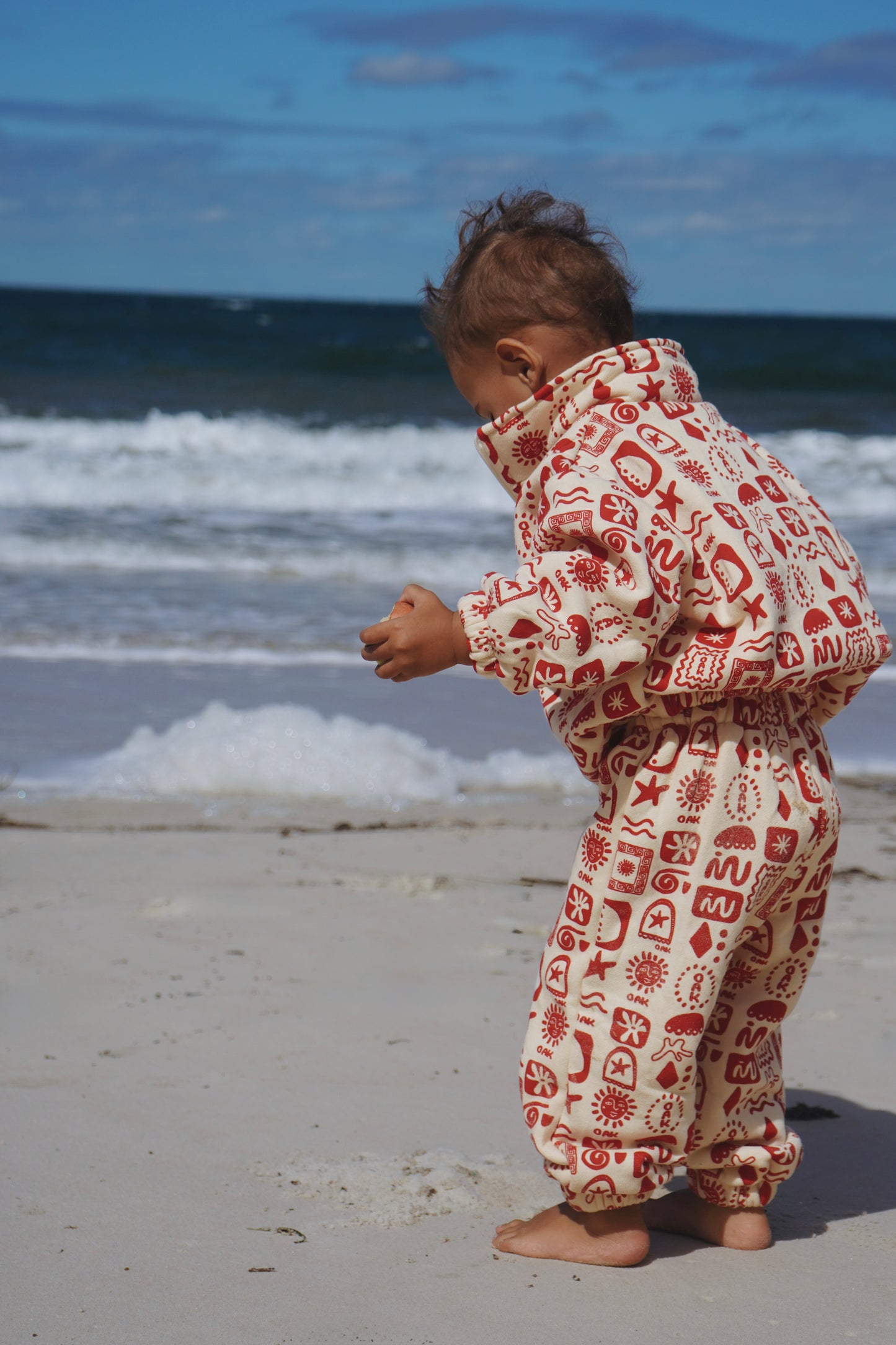 Oasis Fleece Trackpant | Cherry Red