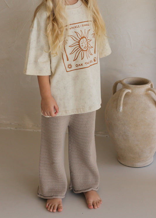 Bell Knit Pant | Dusk