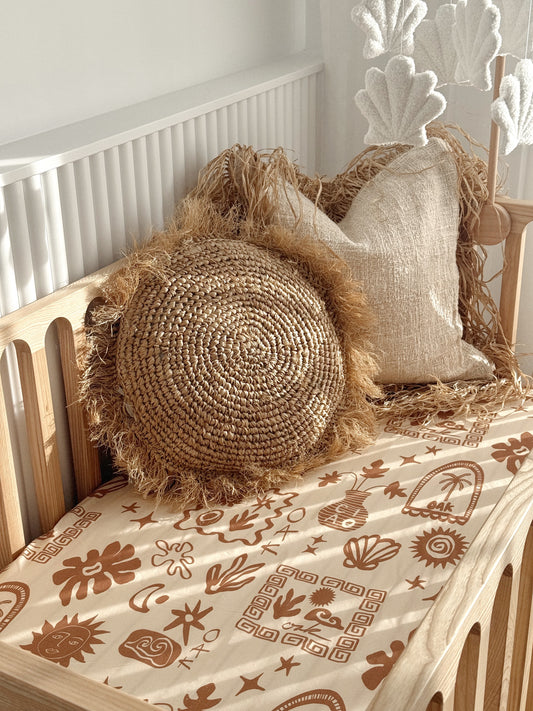 Cot Sheet | Wanderer (Tobacco Brown)