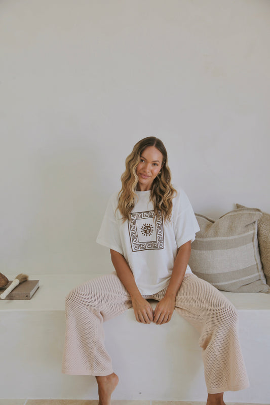 Womens Oversized Hemp Tee | Solmaze