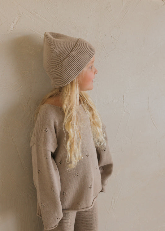 Ribbed Beanie | Dusk
