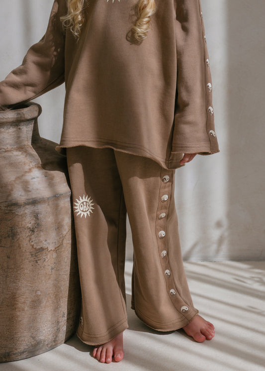 French Terry Pant | Walnut