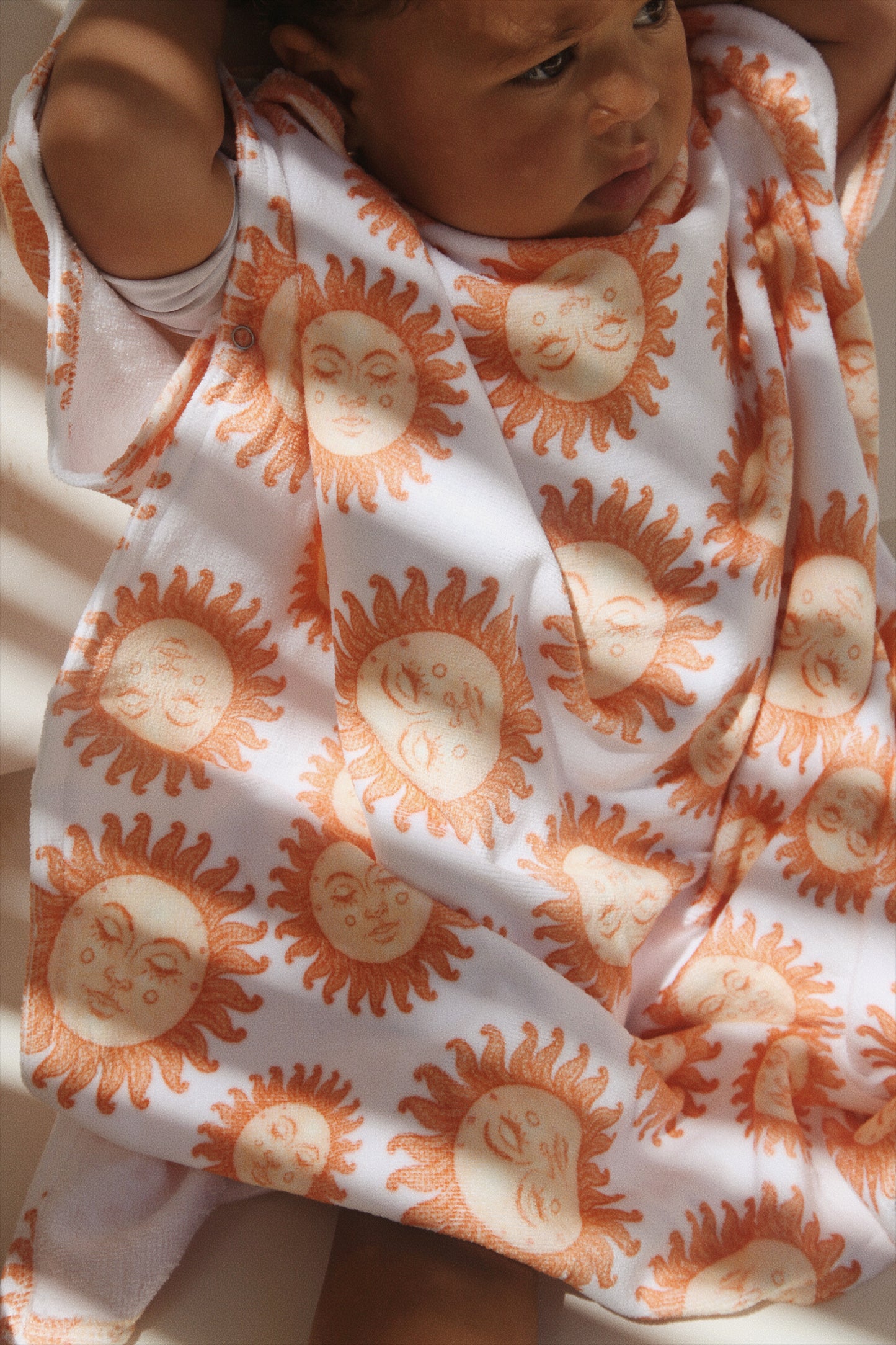 Sol Hooded Towel | Tangerine
