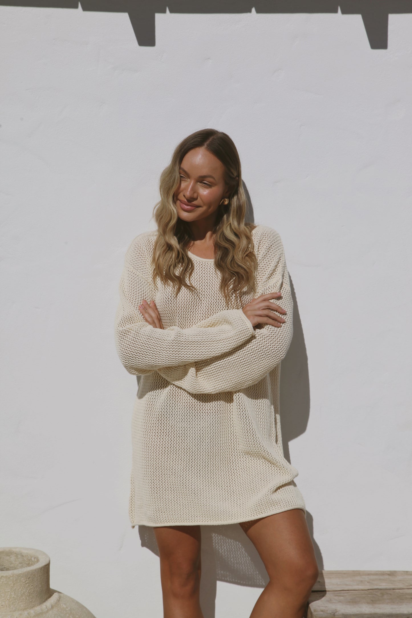 Womens Pullover | Bone