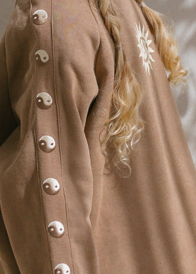 Inhale Exhale Pullover | Walnut