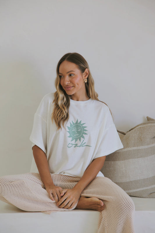 Womens Oversized Hemp Tee | Sundrift