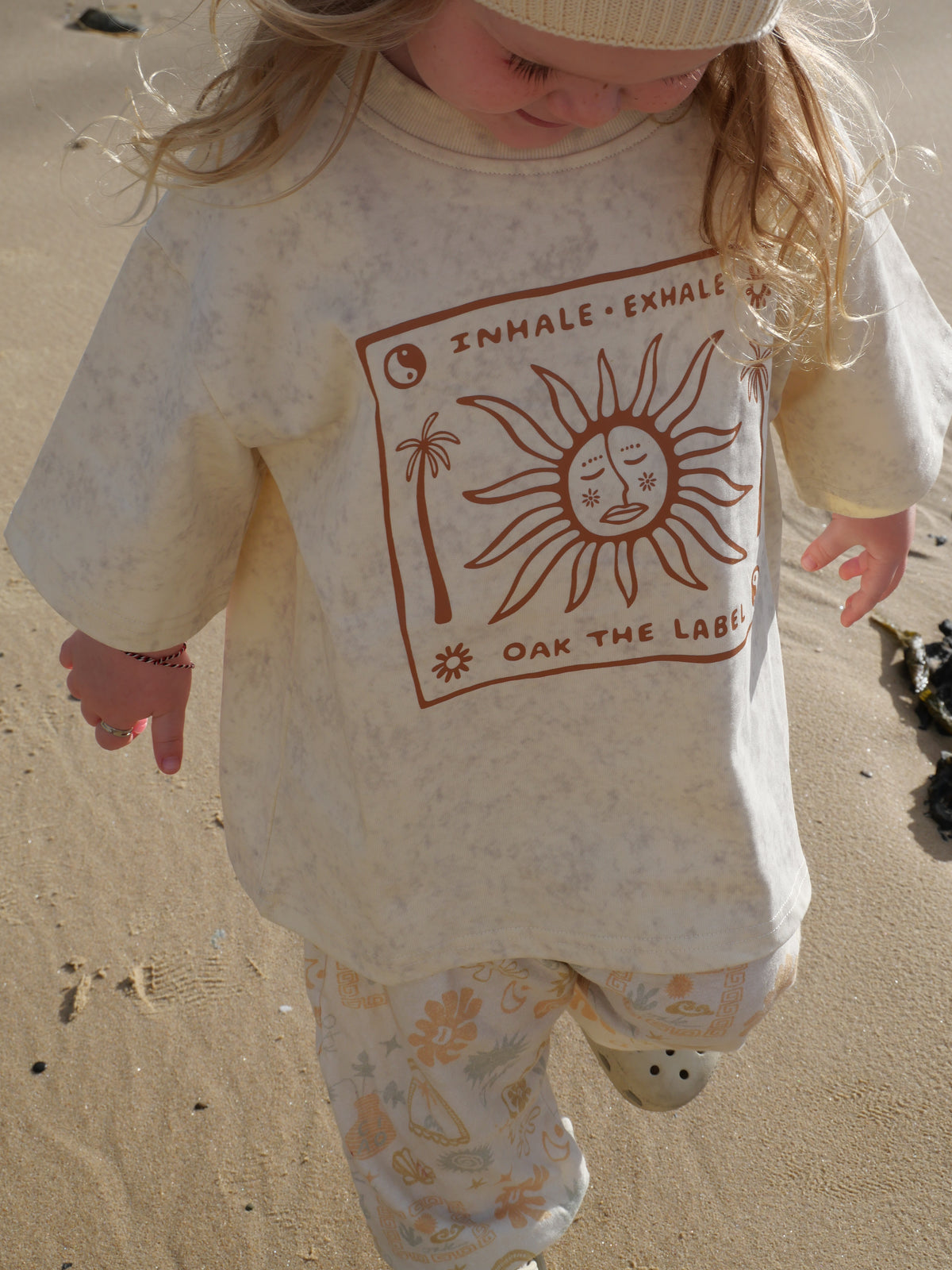 Inhale Exhale Palm Tee