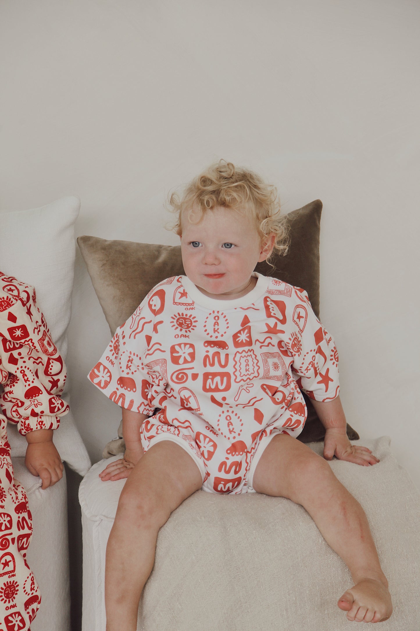 Oasis Romper | Cherry Red
