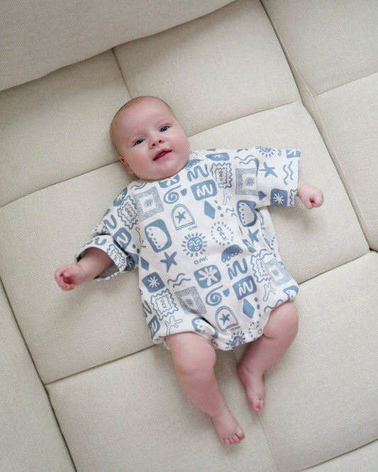Oasis Romper | Sky Blue