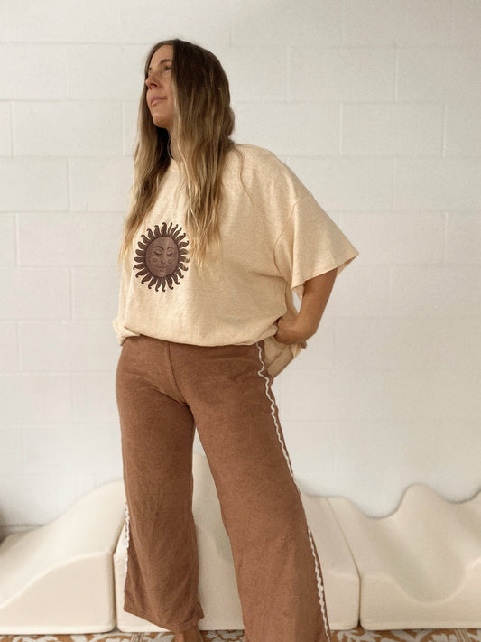 Womens Oversized Hemp Tee | Sol